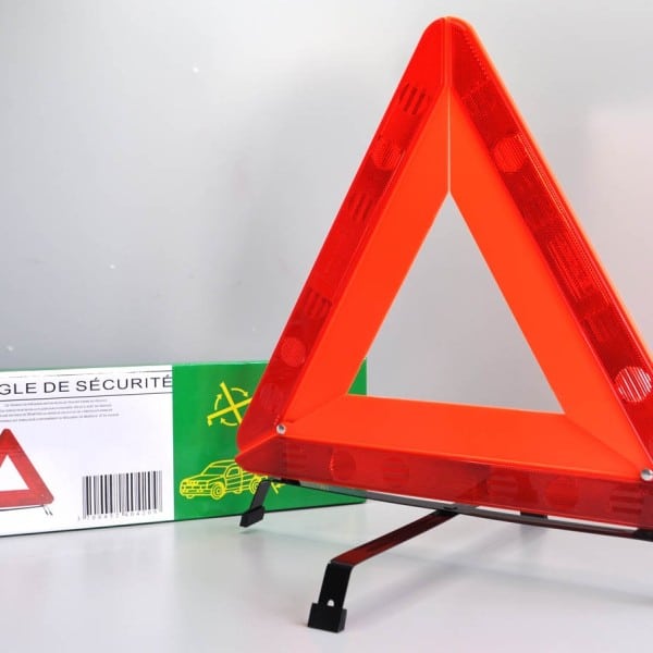 Kit Sécurité Routière: Triangle Signalisation+ Gilet Réfléchissant